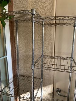 Chrome shelves