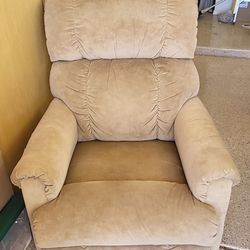 Tan recliner