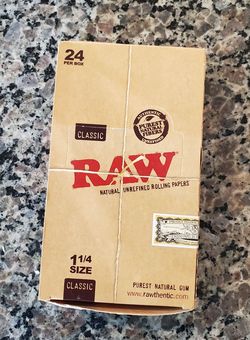 Raw natural rolling papers