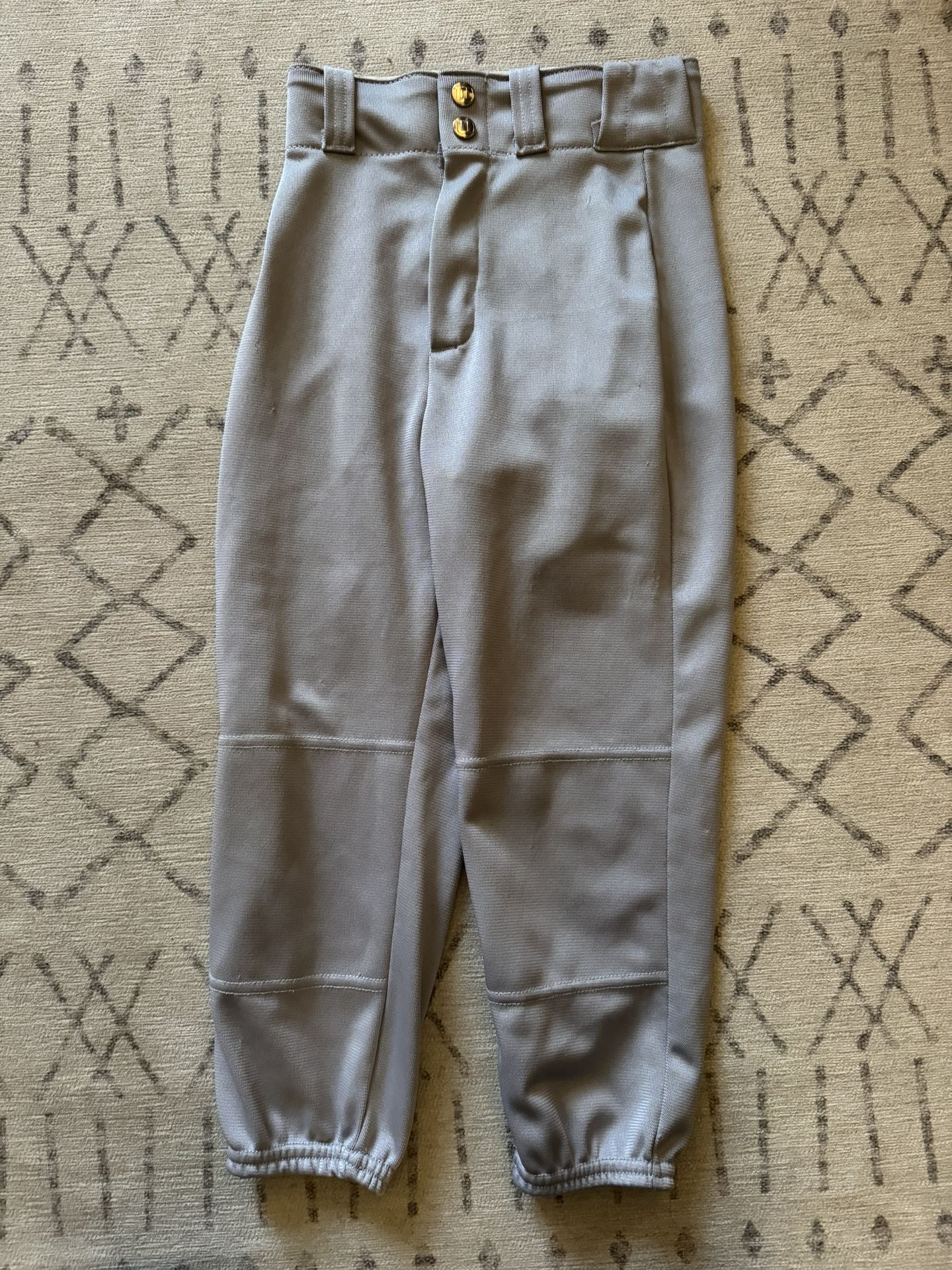 Youth Small Grey Wilson Baseball Pants 