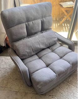 XL extra wide floor chair sofa / sleeper