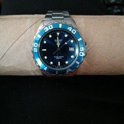 Casio Blue Dial Stainless Steel Bracelet 
