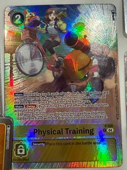 Digimon Card Physical Training P-105 Holo
