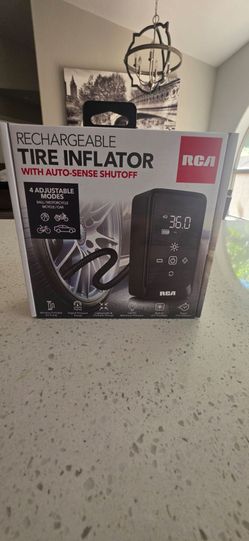 RCA RECHARGEABLE TIRE INFLATOR