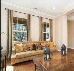 “MODEL HOME style “ comfy neutral color sofa