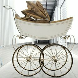 Antique Baby Doll Stroller Pram Restoration Project 