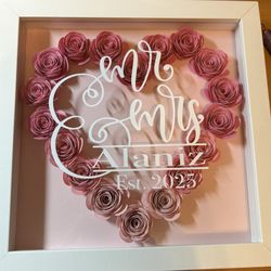 Wedding Shadow Box