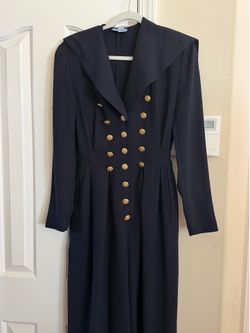 Mondi navy blue pant suit for women size 36