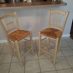 2 Counter Height Stools 