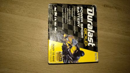 Duralast etx12 battery & FTH4L battery for Moto's