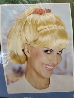 Costume Wig By Pony Express Creations: Blond Ponytail For Sandy From Movie Grease