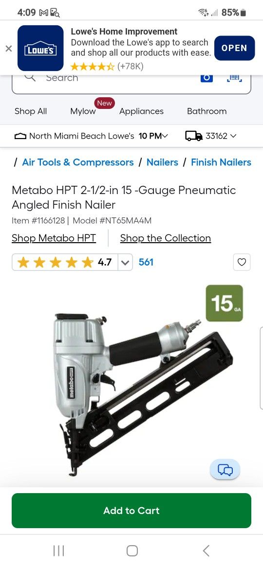 Finish Nailer