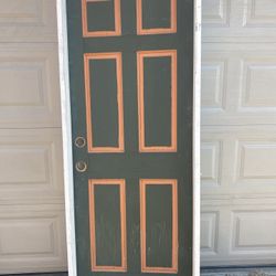 30x80 Exterior Door With Door Frame