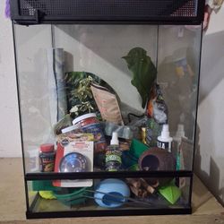 Reptile Tank And Supplies