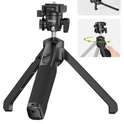 ULANZI TT38 Mini Tripod for Camera, One-Click Open Tabletop Camera Tripod Small Portable Stand with Uka F38 Quick Release, Travel Stand Compatible wit