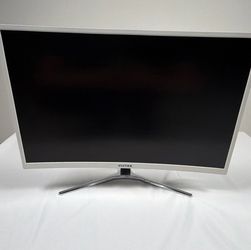 Viotek NB27CB 27" Curved LED Monitor 1080p 60hz HDMI/DVI/VGA White