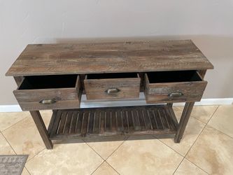 Small rustic side table