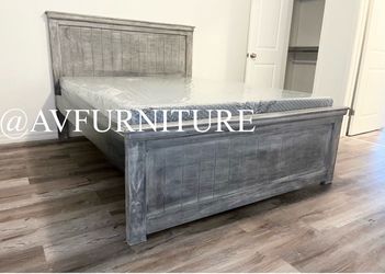 Queen Bed and Foam Mattress