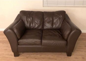Leather Love Seat Couch