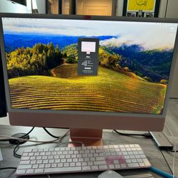 Pink iMac M1 8gb 256 SSD