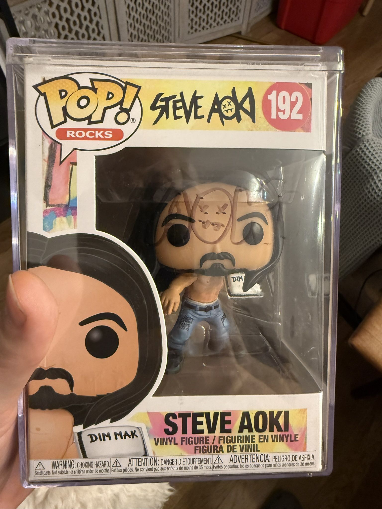 Steve Aoki Hand Signed Funko Pop