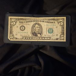 1981 $5 Bill