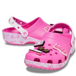 BARBIE CROCS - WOMENS SIZE 8