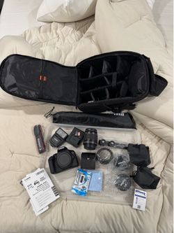 Canon EOS Rebel T7 DSLR Camera Bundle