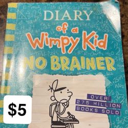 Diary Of A Wimpy Kid No brainer Book $5