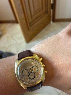 Omega solid gold watch