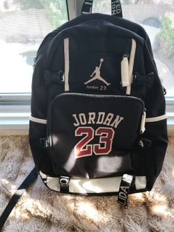 Jordan 23 Backpack Black and White