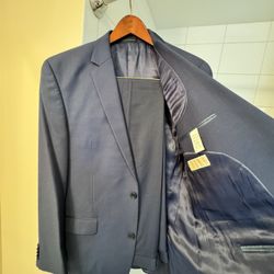 Men's Gray Three Piece Suit & Navy blue Suit Micheal Kors