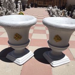 New Flower Pots Made Out Of Cement 