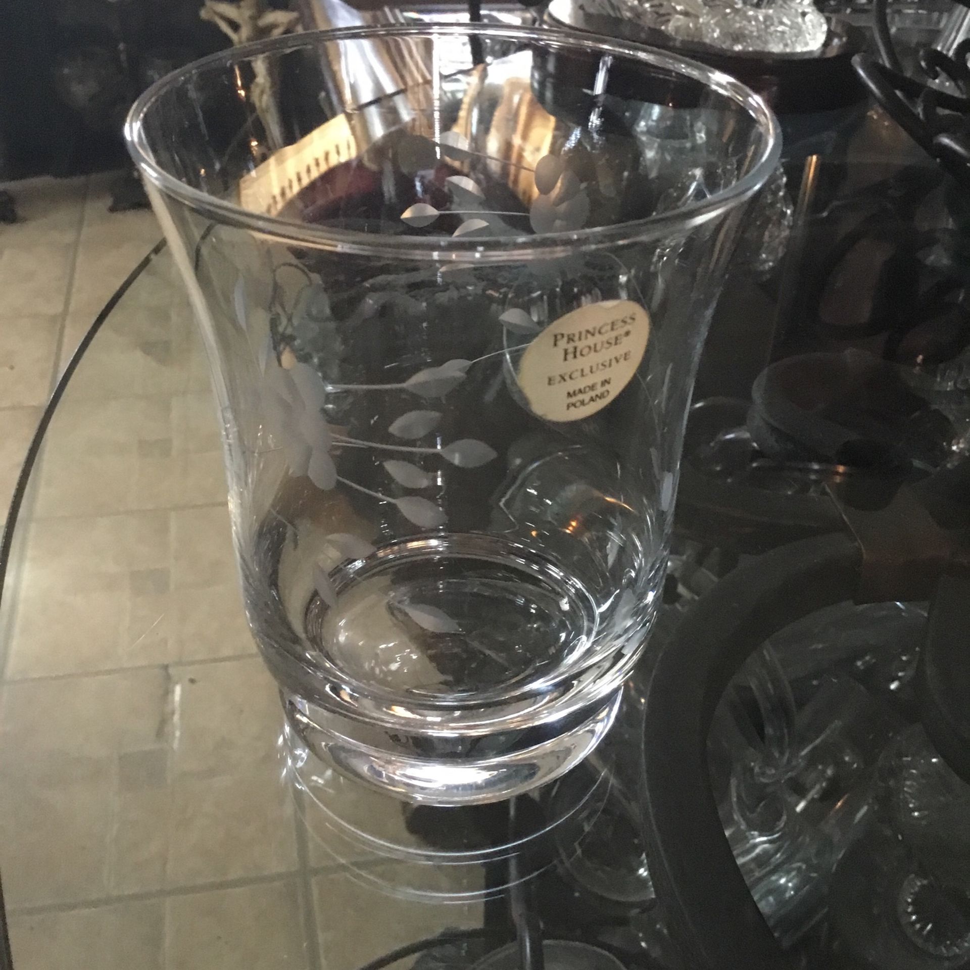 Princess House. Set De 4 Vasos Grandes 