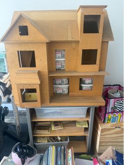 1:12 Victorian Doll House Unfinished w/ Parts