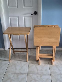 Wood Tray/Snack Tables