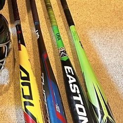 Rawlings Easton Baseball Bat Under Armour Helmet