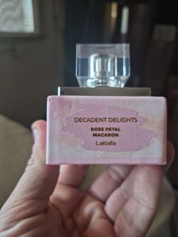Lattafa Decadent Delights Rose Petal Macaron Perfume