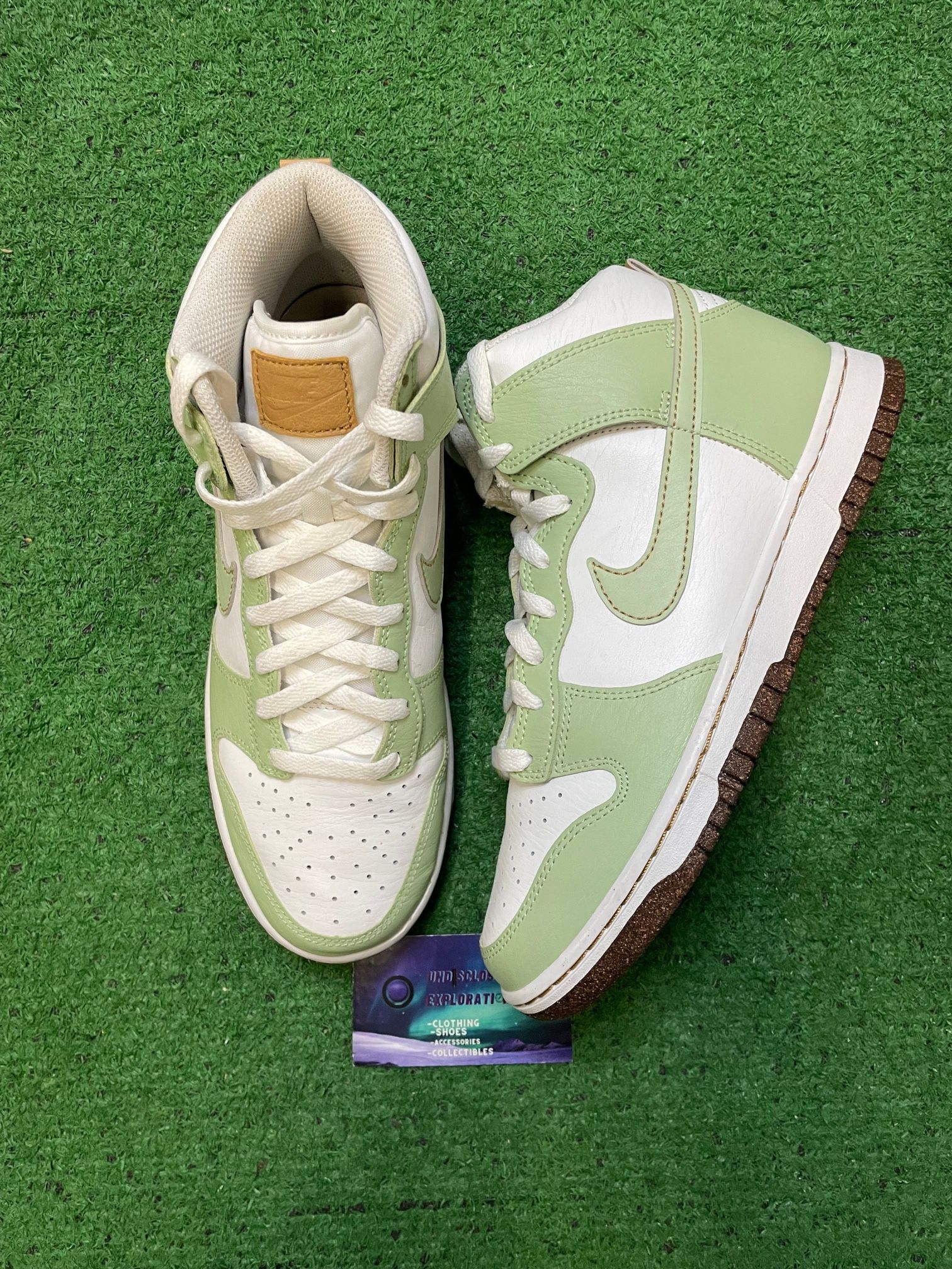 Nike Dunk high inspected by swoosh 8men/9.5women