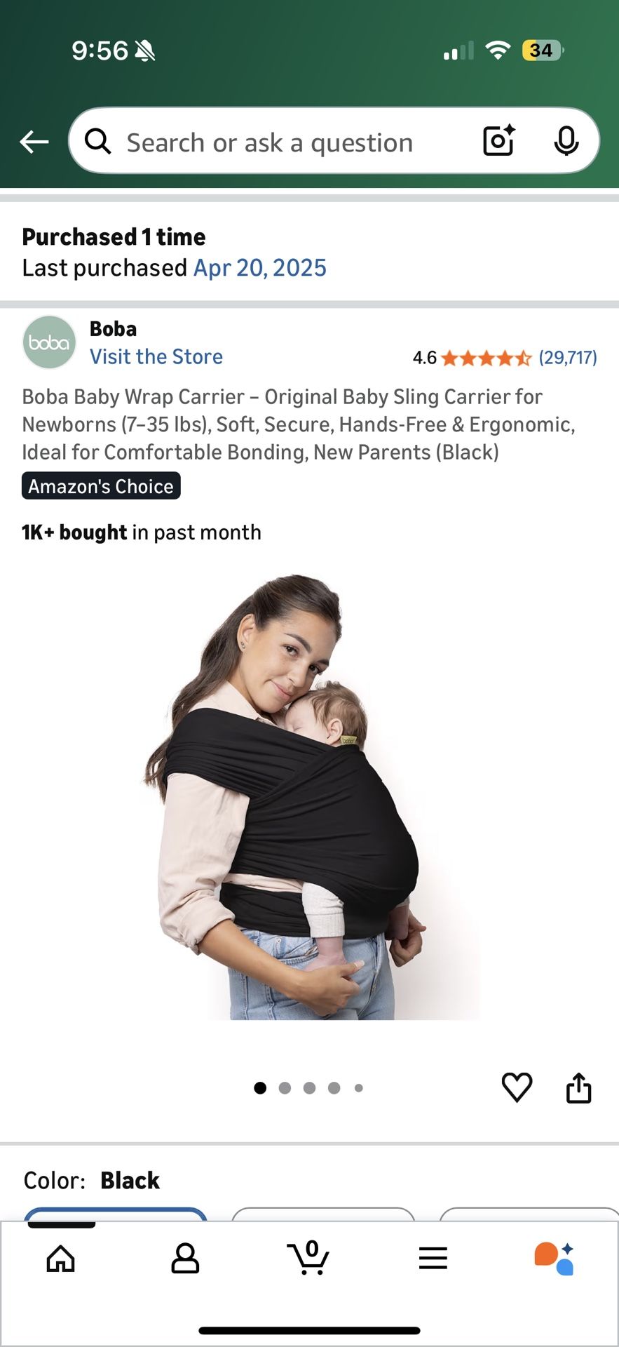 Boba Baby Wrap Carrier