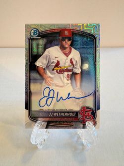 2025 Bowman Chrome - JJ Wetherholt #BMA-JW Mega Refractor Autograph (RC) (