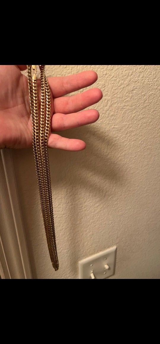 I only have one 30 long 10k Miami Cuban chain left.   (??? start bidding.. 