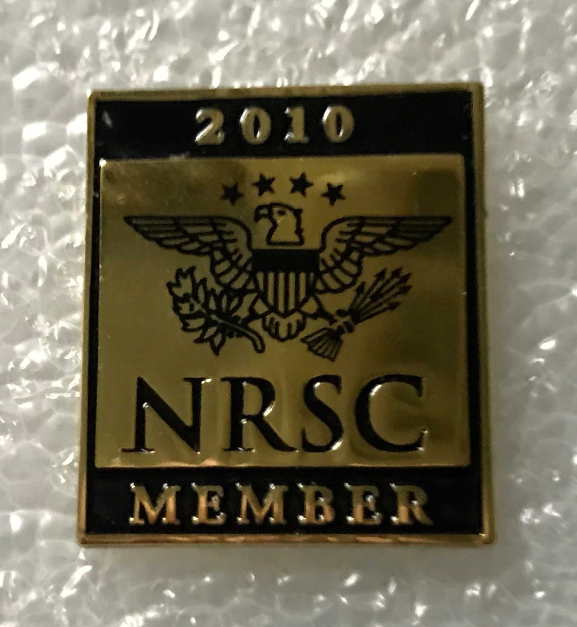 NRSC - 2010 National Republican Senatorial Committee Member Lapel / Blouse Pin 