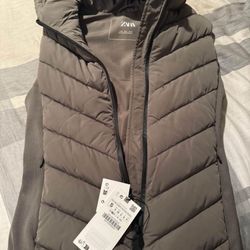 women zara vest size small