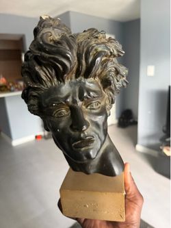 Edward Melcarth Heroic Head Sculpture