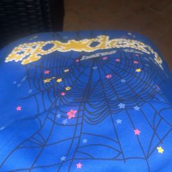 blue Sp5der Hoodie