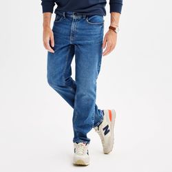 Sonoma Goods Everyday Regular Fit Jeans Mens 36/30 Medium Wash Mid Rise Stretch