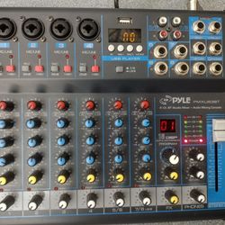 Pyle 8 channel BT Studio Mixer + mixing console - PMXU83BT