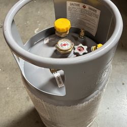 Forklift Propane Tank UL Listed Cylinder Gauge 33.5 LB Empty Cylinder