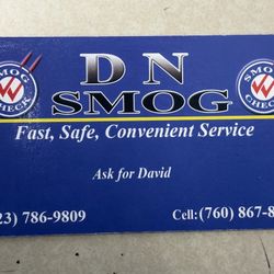 Smog Check.  Please Text O Call At (contact info removed) 